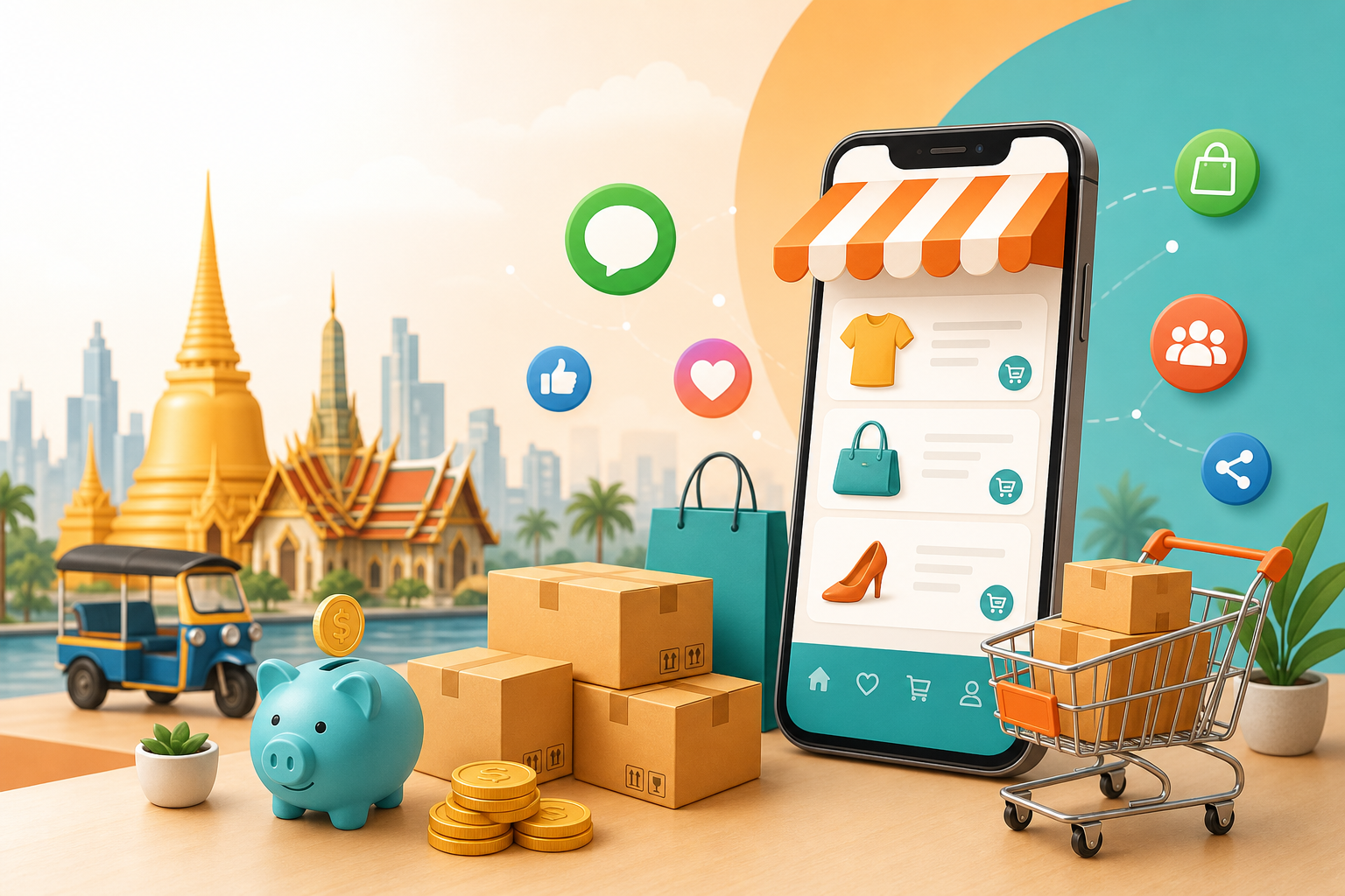 เปิดร้านออนไลน์ด้วยงบน้อย — เริ่มต้นอย่างไร